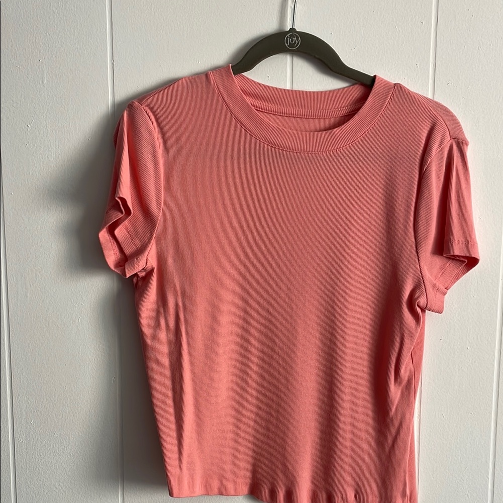 A New Day Coral Short Sleeve Crewneck Tee